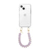 iPhone 14 - Funky Hearts (Purple Metallic) Transparant Cord Case