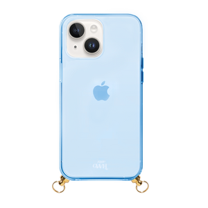 xoxo Wildhearts - Cord Case Blue - iPhone 14