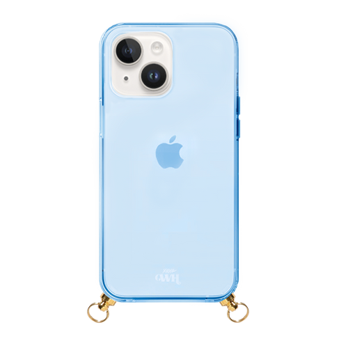 xoxo Wildhearts - Cord Case Blue - iPhone 15