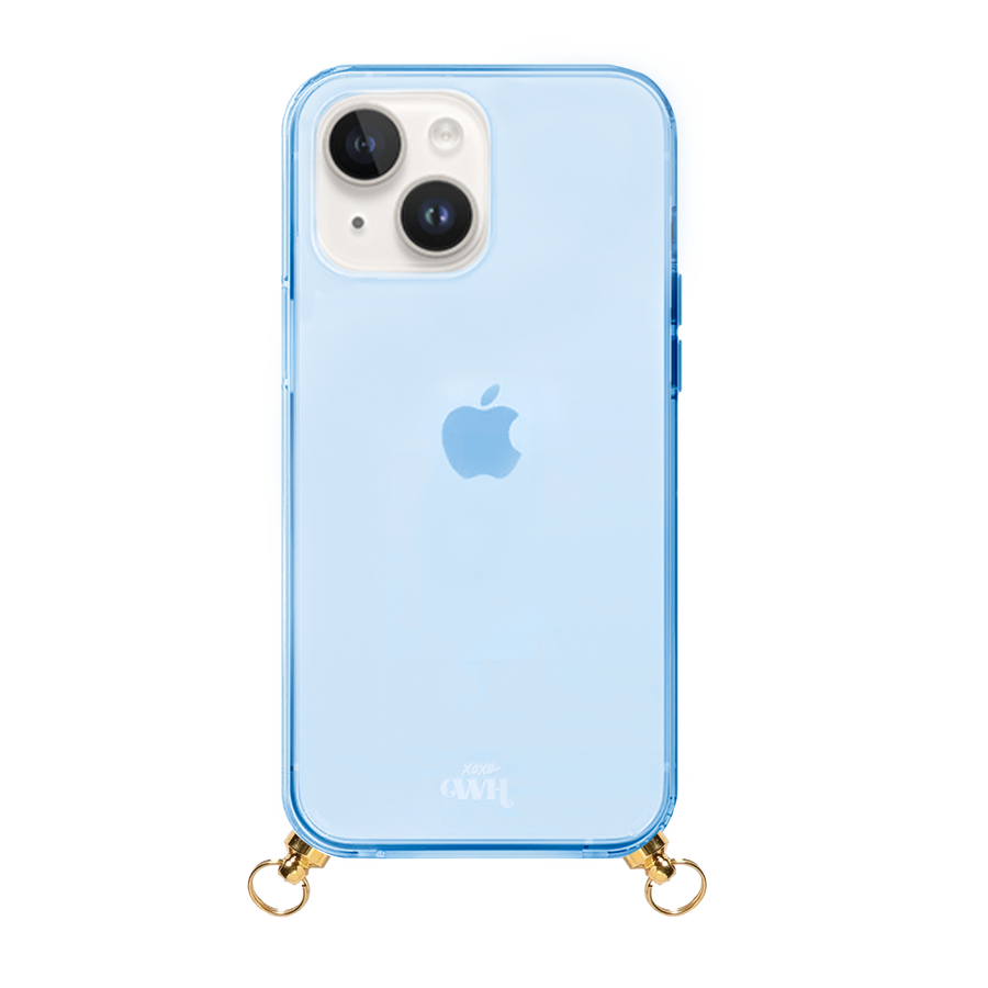 xoxo Wildhearts - Cord Case Blue - iPhone 15