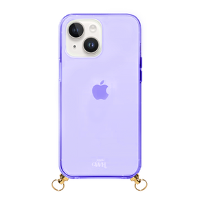 xoxo Wildhearts - Cord Case Purple - iPhone 15