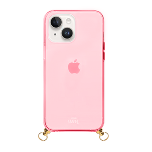 xoxo Wildhearts - Cord Case Pink - iPhone 15