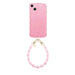 Glossy Wavy Case Bubble Blush - Ocean Cord (short) - iPhone 14