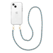 iPhone 13 Mini - Classic Chain - Denim (long) Transparant Cord Case