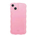 Glossy Wavy Case Bubble Blush - iPhone 14