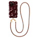 Bubbly case Burgundy - Classic Chain Cord (long) - iPhone 13 Pro