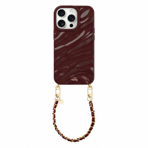 Burgundy Glaze Cord Case - Classic Chain (short)