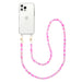iPhone 12 Pro - Shell Hearts (Pink & Purple) Transparant Cord Case - Long cord