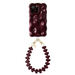 Bubbly case Burgundy - Funky Hearts Cord (Burgundy) - iPhone 13 Pro
