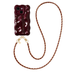 Bubbly case Burgundy - Classic Chain Cord (long) - iPhone 14