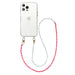 iPhone 14 Pro Max - Island Girl Transparant Cord Case - Long Cord