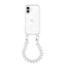 iPhone 17 - Funky Hearts (White) Transparant Cord Case