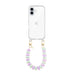 Funky Hearts (Purple & Green Metallic) Transparant Cord Case - iPhone 17