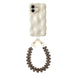 Bubbly case Cloud Dancer - Funky Hearts Cord (Leopard) - iPhone 17