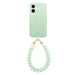 Glossy Wavy Case Sage Sorbet - Funky Hearts Cord - iPhone 17