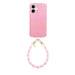 Glossy Wavy Case Bubble Blush - Ocean Cord (short) - iPhone 17