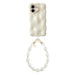 Bubbly case Cloud Dancer - Ocean Sand Cord (short) - iPhone 16