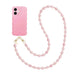 Glossy Wavy Case Bubble Blush - Ocean Cord (long) - iPhone 17