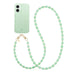 Glossy Wavy Case Sage Sorbet - Ocean Mint Cord (long) - iPhone 16