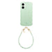 Glossy Wavy Case Sage Sorbet - Dusty Green Cord (short) - iPhone 16