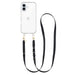 iPhone 16 Plus - Lanyard strap - Black - Transparant Cord Case