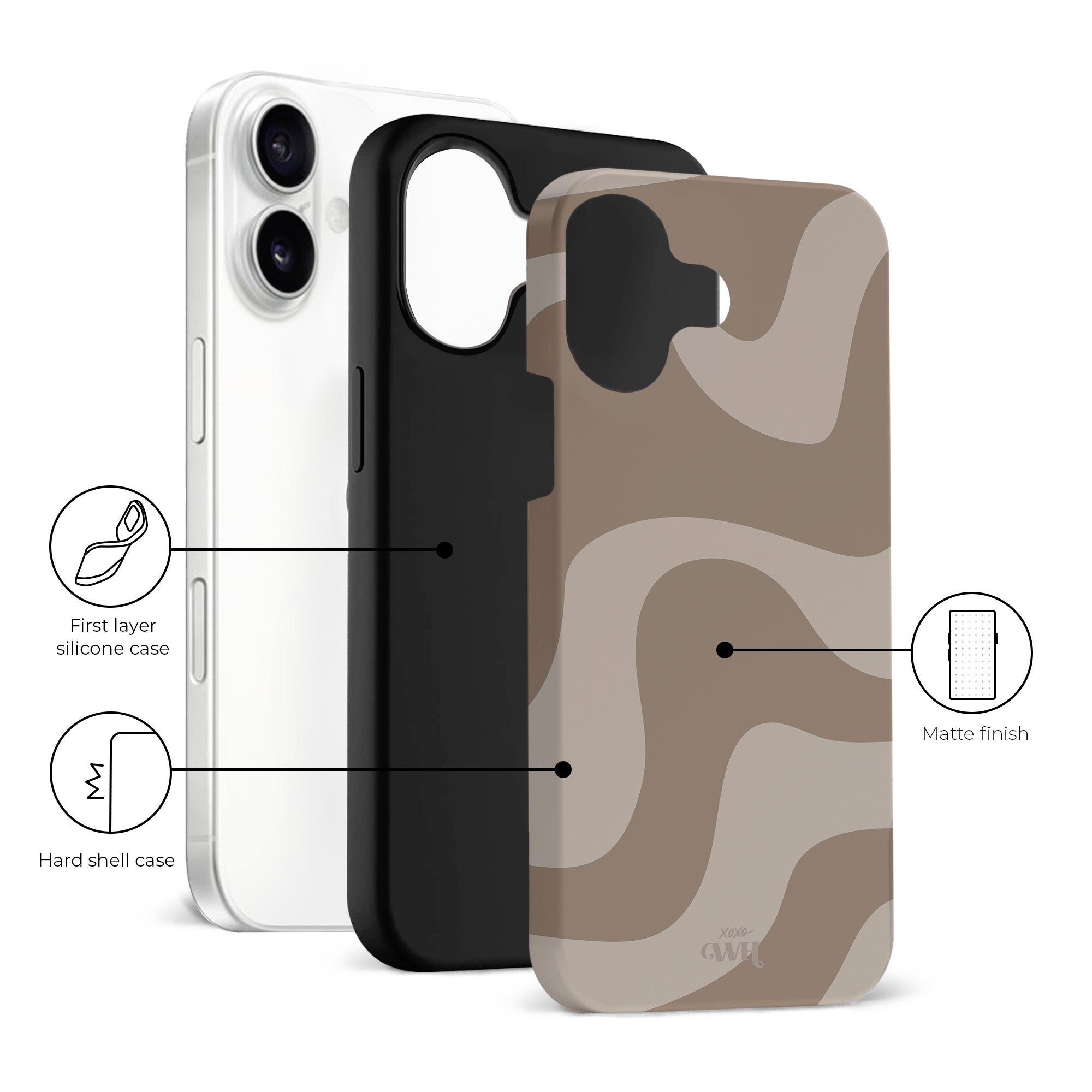 xoxo Wildhearts Ride With Me Brown - iPhone 16