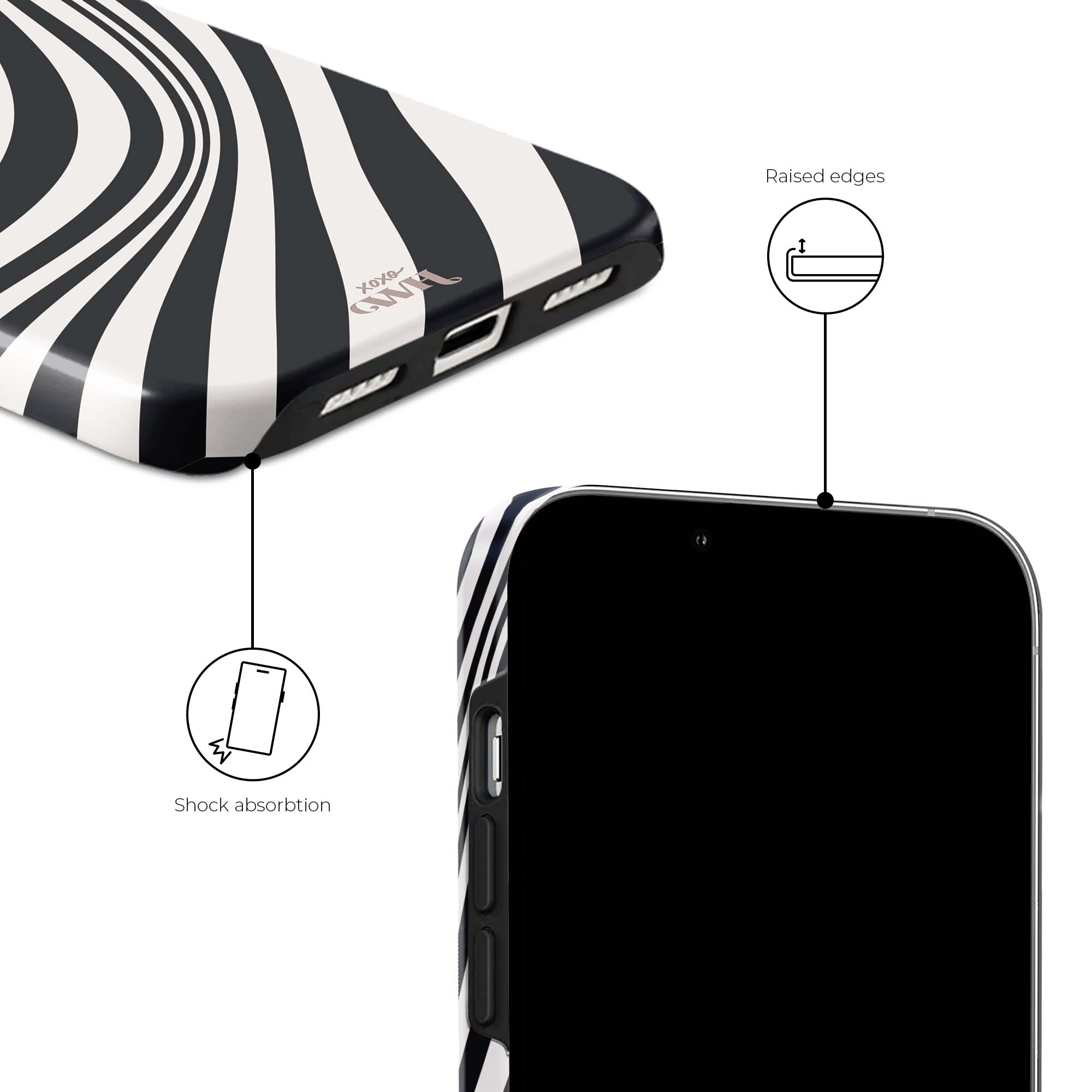 xoxo Wildhearts Optical Illusion - iPhone 16