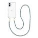 iPhone 16 - Classic Chain - Denim (long) Transparant Cord Case