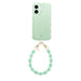 Glossy Wavy Case Sage Sorbet - Ocean Mint Cord (short) - iPhone 17