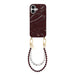 Glaze Cord Case - Burgundy Muse & Pearls - iPhone 16