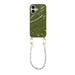 Green Glaze Cord Case - Pearlfection (short) - iPhone 16