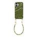 Glaze Cord Case - Deep Olives (short) - iPhone 16