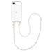 iPhone 16e - Shell Hearts (Beige) Transparant Cord Case - Long cord