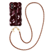 Bubbly case Burgundy - Classic Chain Cord (long) - iPhone 17