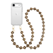 Leopard Flowers (long) Transparant Cord Case - iPhone 17 Air