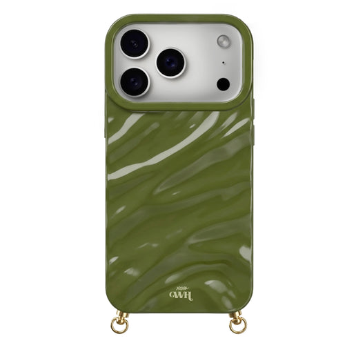 xoxo Wildhearts iPhone 17 Pro - Glaze Cord Case (no cord) - Green