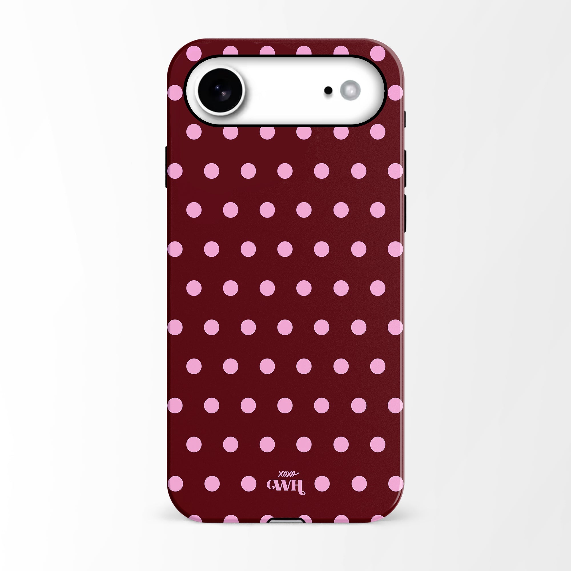 xoxo Wildhearts Polka Dots (Burgundy) - iPhone 17 Air