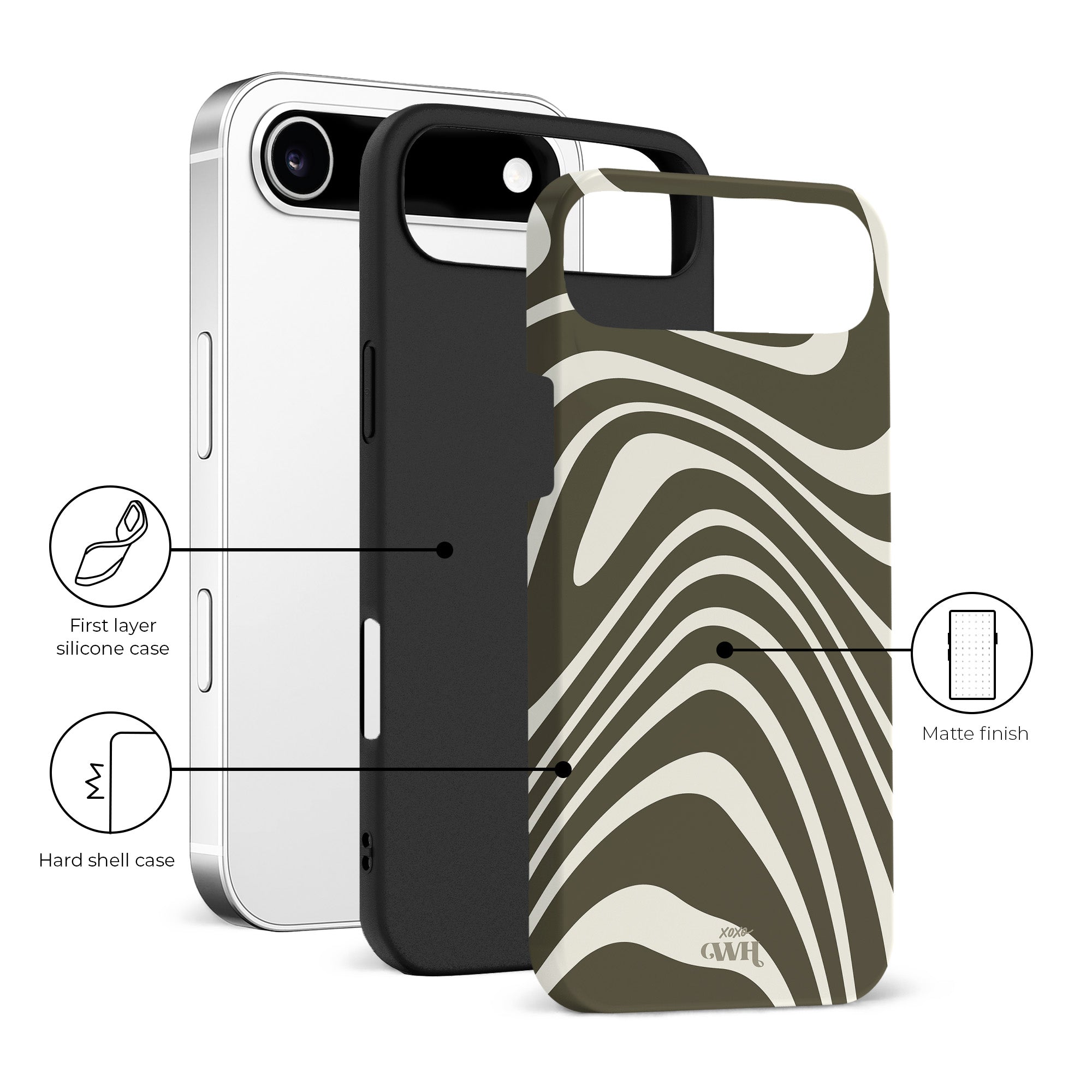 xoxo Wildhearts Boogie Wonderland Green MagSafe - Double Layer - iPhone 17 Air