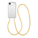 Dusty Yellow (long) Transparant Cord Case - iPhone 17 Air