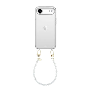 Dusty White (short) Transparant Cord Case - iPhone 17 Air
