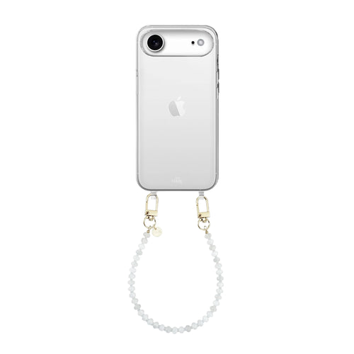 Dusty White (short) Transparant Cord Case - iPhone 17 Air