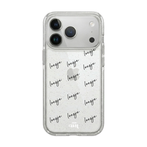 xoxo Wildhearts Sparkle Away Transparent Personalized - iPhone 17 Pro Max