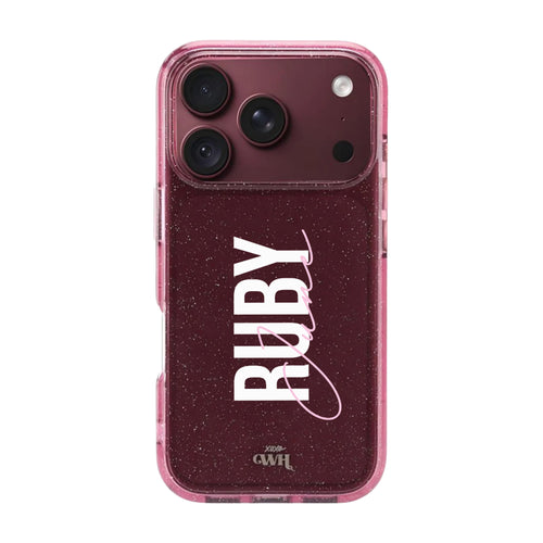 Sparkle Away Burgundy Personalized