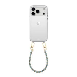 Classic Chain - Denim (short) Transparant Cord Case - iPhone 17 Pro