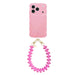 Glossy Wavy Case Bubble Blush - Funky Hearts Cord - iPhone 17 Pro