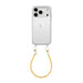 Dusty Yellow (short) Transparant Cord Case - iPhone 17 Pro