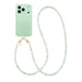 Glossy Wavy Case Sage Sorbet - Dusty Green Cord (long) - iPhone 17 Pro
