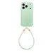 Glossy Wavy Case Sage Sorbet - Dusty Green Cord (short) - iPhone 17 Pro