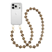 iPhone 17 Pro - Leopard Flowers (long) Transparant Cord Case