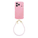 Glossy Wavy Case Bubble Blush - Dusty Pink Cord (short) - iPhone 17 Pro Max